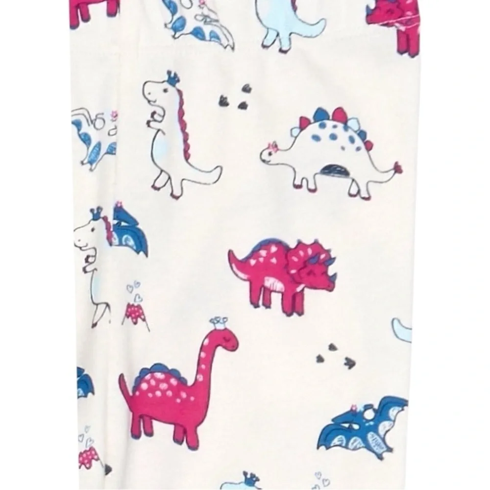 𝅺Wonder Nation Infant Girls 12 Mo Dinosaur Pajamas Long Sleeve Sleepy Saurus NWT